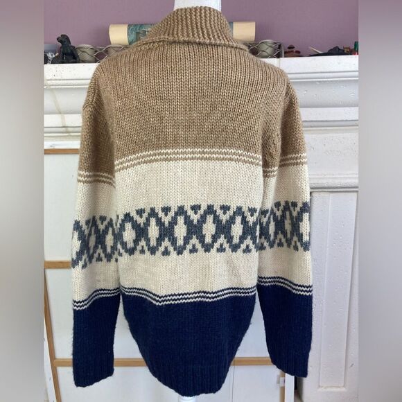 Filippo Novelli Italy chunky oversized alpaca blend cardigan funky grandpa - Picture 4 of 9